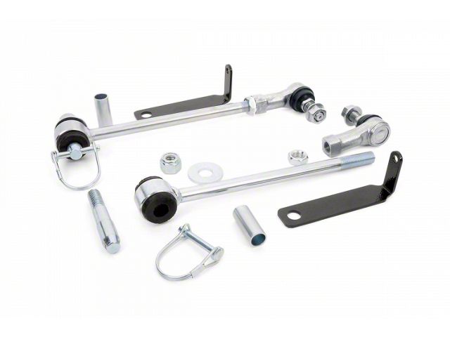 Rough Country Front Sway Bar Quick Disconnects for 3 to 6-Inch Lift (99-04 Jeep Grand Cherokee WJ)