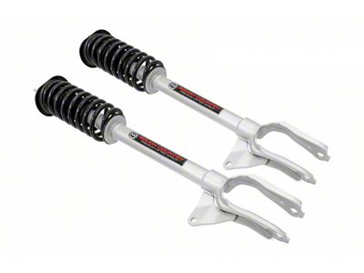 Rough Country N3 Loaded Front Struts for 2.50-Inch Lift (16-22 4WD V6 Jeep Grand Cherokee WK2 w/o Air Ride Suspension)