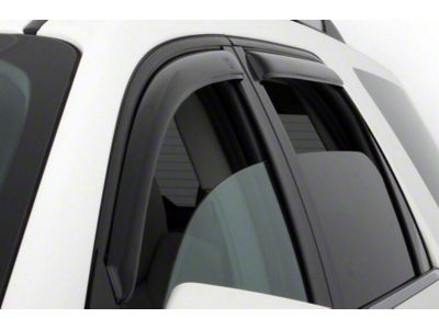 In-Channel Ventvisor Window Deflectors; Front and Rear; Dark Smoke (22-24 Jeep Grand Cherokee WL)