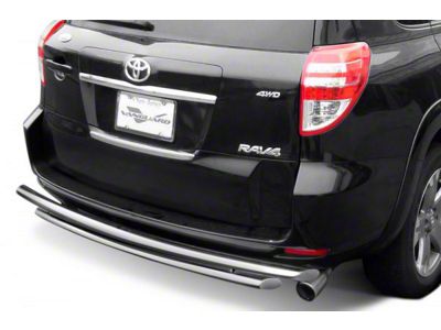Double Layer Rear Bumper Guard; Stainless Steel (11-17 Jeep Grand Cherokee WK2)