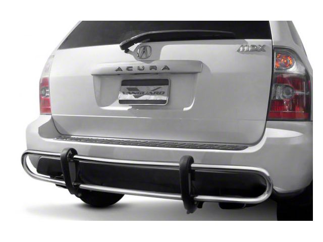 Double Tube Rear Bumper Guard; Stainless Steel (05-10 Jeep Grand Cherokee WK)
