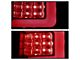 Light Bar LED Tail Lights; Chrome Housing; Clear Lens (07-10 Jeep Grand Cherokee WK)