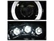 Signature Series LED Halo Projector Headlights; Chrome Housing; Clear Lens (05-07 Jeep Grand Cherokee WK)