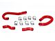 HPS Silicone Heater Coolant Hose Kit; Red (12-15 Jeep Grand Cherokee WK2 SRT, SRT8)