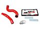 HPS Silicone Radiator Coolant Hose Kit; Red (05-09 4.7L Jeep Grand Cherokee WK)