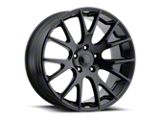 Hellcat Replica Gloss Black Wheel; 20x10; 45mm Offset (11-21 Jeep Grand Cherokee WK2)