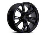 Spyder Monkey Gloss Black Wheel; 20x10; 50mm Offset (11-21 Jeep Grand Cherokee WK2)