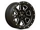 Pro Comp Wheels 62 Series Apex Satin Black Milled Wheel; 17x9 (99-04 Jeep Grand Cherokee WJ)