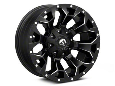 Fuel Wheels Assault Satin Black Machined Wheel; 18x9 (22-23 Jeep Grand Cherokee WL)