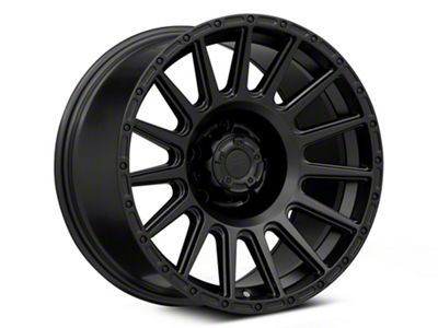 Rovos Wheels Bara Satin Black Wheel; 17x9 (05-10 Jeep Grand Cherokee WK, Excluding SRT8)