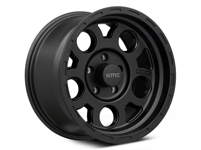 KMC Enduro Matte Black Wheel; 18x9 (99-04 Jeep Grand Cherokee WJ)