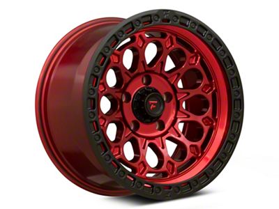 Fittipaldi Offroad FT101 Gloss Black Machined with Red Tint Wheel; 17x9 (05-10 Jeep Grand Cherokee WK, Excluding SRT8)