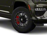Mammoth Madness Matte Black Wheel; 18x9; -6mm Offset (22-25 Jeep Grand Cherokee WL)
