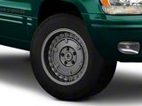 Mammoth Militant Charcoal Wheel; 17x9.5; -12mm Offset (99-04 Jeep Grand Cherokee WJ)