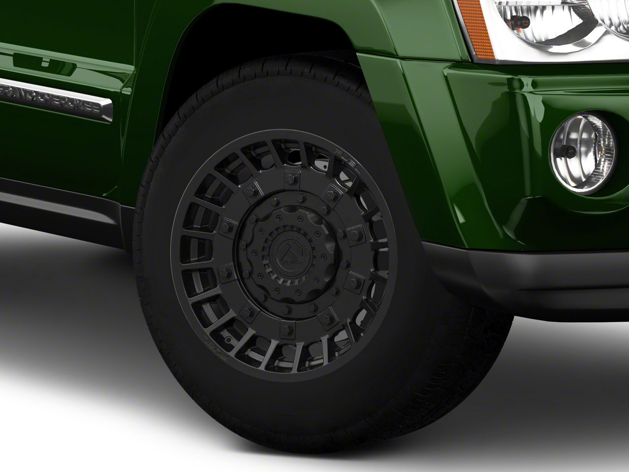 Fuel Wheels Jeep Grand Cherokee Militia Matte Black Wheel; 17x9 D72317902645 (0510 Jeep Grand