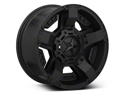 XD Rockstar II Matte Black Wheel; 17x8 (05-10 Jeep Grand Cherokee WK, Excluding SRT8)