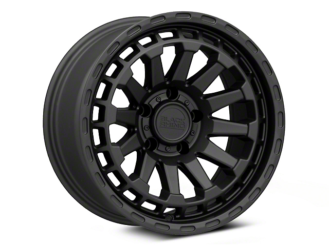Black Rhino Raid Matte Black Wheel; 17x8.5 (93-98 Jeep Grand Cherokee ZJ)