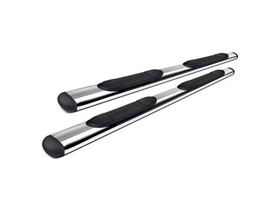 4-Inch Oval Side Step Bars; Stainless Steel (11-21 Jeep Grand Cherokee WK2, Excluding High Altitude, Limited X, SRT, Summit, Trackhawk & Trailhawk)