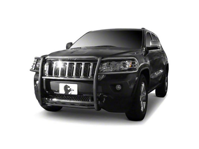 Grille Guard; Stainless Steel (11-21 Jeep Grand Cherokee WK2 w/o Adaptive Cruise Control, Excluding EcoDiesel, Limited X, SRT, Summit & Trackhawk)