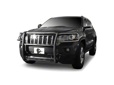 Grille Guard; Stainless Steel (11-21 Jeep Grand Cherokee WK2 w/o Adaptive Cruise Control, Excluding EcoDiesel, Limited X, SRT, Summit & Trackhawk)