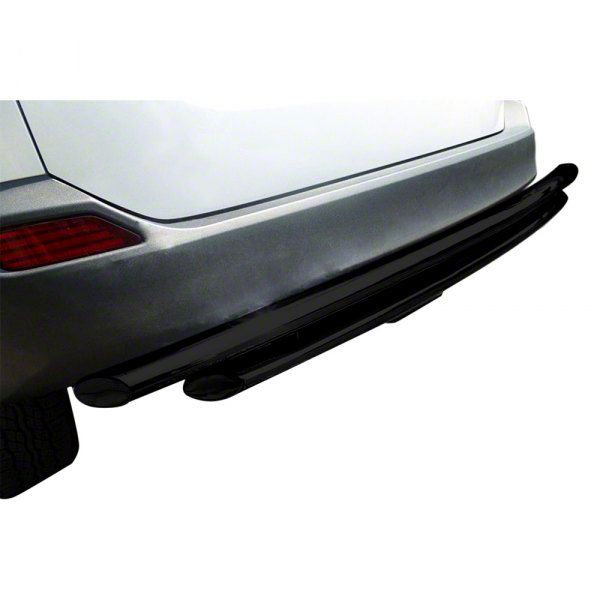 Jeep Grand Cherokee Rear Bumper Guard; Double Layer; Black (1121 Jeep Grand Cherokee WK2