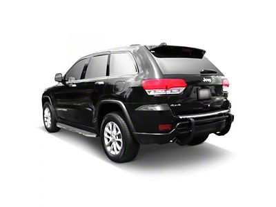 Rear Bumper Guard; Double Tube; Black (11-21 Jeep Grand Cherokee WK2, Excluding High Altitude, Limited X, SRT, Summit & Trackhawk)