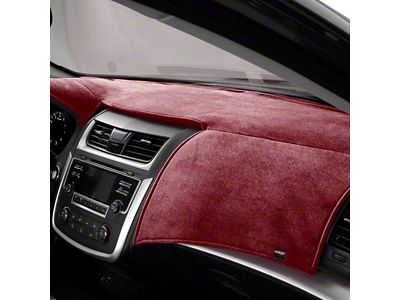 Covercraft VelourMat Custom Dash Cover; Red (22-24 Jeep Grand Cherokee WL w/ Heads Up Display, Excluding 4xe)