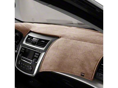 Covercraft VelourMat Custom Dash Cover; Taupe (22-24 Jeep Grand Cherokee WL w/ Heads Up Display, Excluding 4xe)