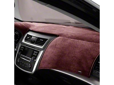 Covercraft VelourMat Custom Dash Cover; Wine (22-24 Jeep Grand Cherokee WL w/ Heads Up Display, Excluding 4xe)