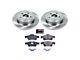 PowerStop OE Replacement Brake Rotor and Pad Kit; Rear (11-21 Jeep Grand Cherokee WK2 w/ Solid Rear Rotors, Excluding SRT, SRT8 & Trackhawk)