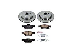 PowerStop OE Replacement Brake Rotor and Pad Kit; Rear (11-21 Jeep Grand Cherokee WK2 w/ Vented Rear Rotors, Excluding SRT, SRT8 & Trackhawk)