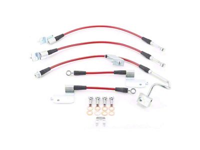 Goodridge 1993-1994 Jeep Grand Cherokee (Rear Drum) Stainless Brake Lines main image 0