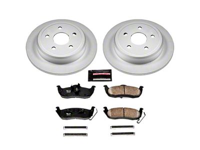 PowerStop Z17 Evolution Plus Brake Rotor and Pad Kit; Rear (05-10 Jeep Grand Cherokee WK, Excluding SRT8)