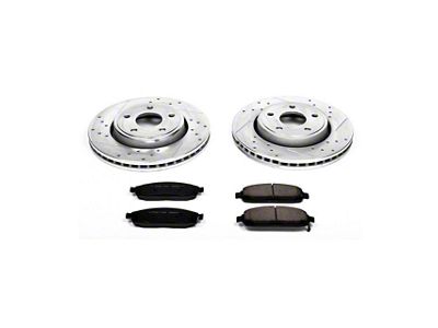 PowerStop Z23 Evolution Sport Brake Rotor and Pad Kit; Front (05-10 Jeep Grand Cherokee WK, Excluding SRT8)