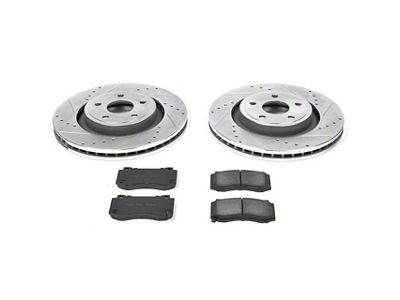 PowerStop Z23 Evolution Sport Brake Rotor and Pad Kit; Front (06-10 Jeep Grand Cherokee WK SRT8)