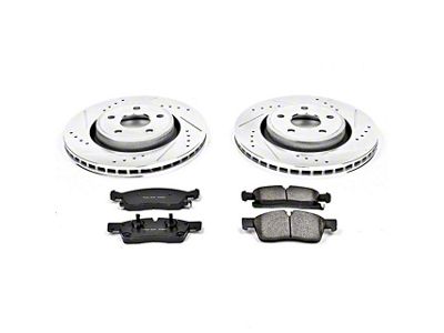 PowerStop Z23 Evolution Sport Brake Rotor and Pad Kit; Front (11-12 Jeep Grand Cherokee WK2 w/ Vented Rear Rotors, Excluding SRT8)
