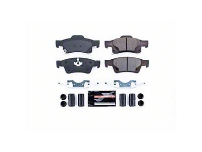 PowerStop Z23 Evolution Sport Carbon-Fiber Ceramic Brake Pads; Rear Pair (11-21 Jeep Grand Cherokee WK2, Excluding SRT, SRT8 & Trackhawk)