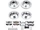 PowerStop Z36 Extreme Truck and Tow Brake Rotor and Pad Kit; Front and Rear (93-98 Jeep Grand Cherokee ZJ)
