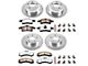 PowerStop Z36 Extreme Truck and Tow Brake Rotor and Pad Kit; Front and Rear (99-02 Jeep Grand Cherokee WJ w/ Akebono Calipers; 03-04 Jeep Grand Cherokee WJ)