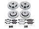 PowerStop Z36 Extreme Truck and Tow Brake Rotor and Pad Kit; Front and Rear (16-21 Jeep Grand Cherokee WK2 w/ Vented Rear Rotors, Excluding SRT & Trackhawk)
