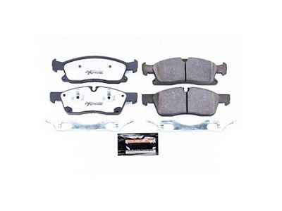 PowerStop Z36 Extreme Truck and Tow Carbon-Fiber Ceramic Brake Pads; Front Pair (13-15 Jeep Grand Cherokee WK2 w/ Vented Rear Rotors, Excluding SRT & SRT8)