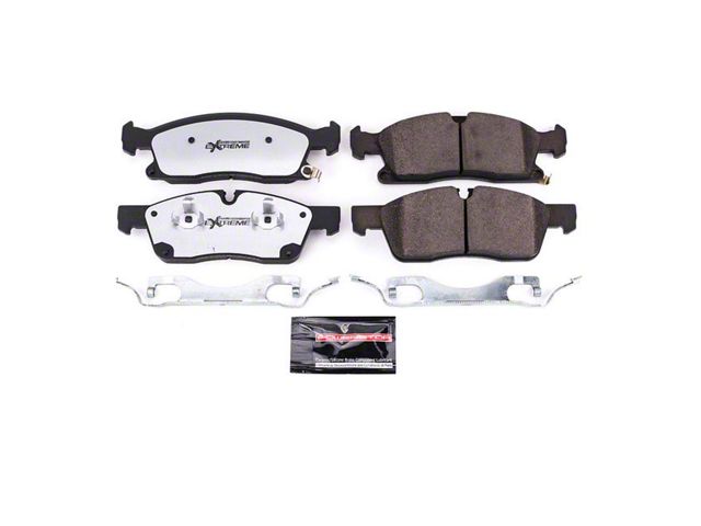 PowerStop Z36 Extreme Truck and Tow Carbon-Fiber Ceramic Brake Pads; Front Pair (17-21 Jeep Grand Cherokee WK2 w/ Solid Rear Rotors)