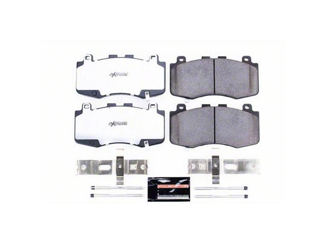 PowerStop Z36 Extreme Truck and Tow Carbon-Fiber Ceramic Brake Pads; Front Pair (18-21 Jeep Grand Cherokee WK2 Trackhawk)