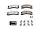 PowerStop Z36 Extreme Truck and Tow Carbon-Fiber Ceramic Brake Pads; Front Pair (99-02 Jeep Grand Cherokee WJ w/ Akebono Calipers; 03-04 Jeep Grand Cherokee WJ)