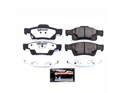 PowerStop Z36 Extreme Truck and Tow Carbon-Fiber Ceramic Brake Pads; Rear Pair (11-21 Jeep Grand Cherokee WK2, Excluding SRT, SRT8 & Trackhawk)