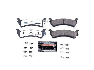 PowerStop Z36 Extreme Truck and Tow Carbon-Fiber Ceramic Brake Pads; Rear Pair (93-98 Jeep Grand Cherokee ZJ)