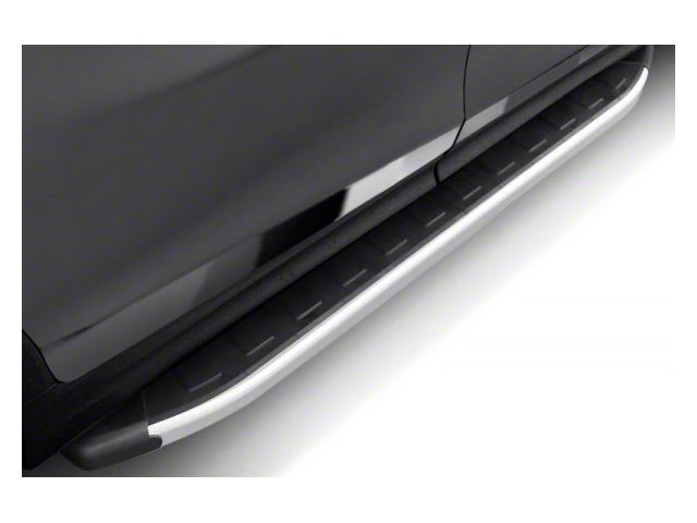 F3 Style Running Boards; Brushed Aluminum (11-21 Jeep Grand Cherokee WK2)