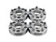 Supreme Suspensions 1-Inch Pro Billet Hub Centric Wheel Spacers; Silver; Set of Four (15-23 Jeep Renegade BU)