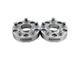 Supreme Suspensions 1-Inch Pro Billet Hub Centric Wheel Spacers; Silver; Set of Two (15-23 Jeep Renegade BU)