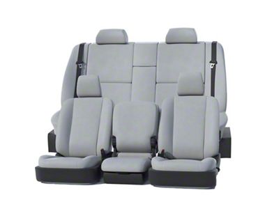 Covercraft Precision Fit Seat Covers Leatherette Custom Second Row Seat Cover; Light Gray (15-23 Jeep Renegade BU)